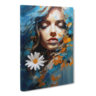Daisy Gestural - No Frame Print