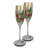 Mistletoe 5.75oz. Handmade Flute Set