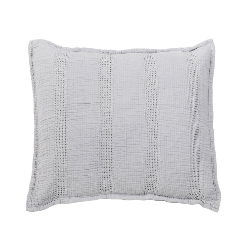 Nantucket Sham, Gray, Euro