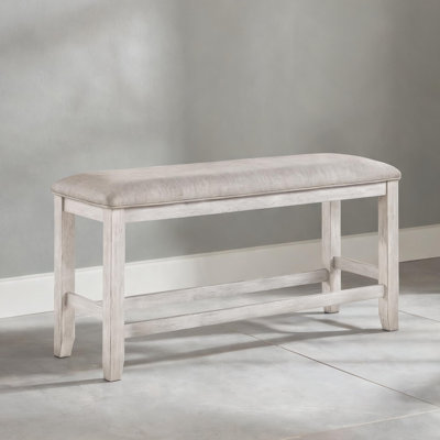 Modern Farmhouse Counter Height Dining Bench