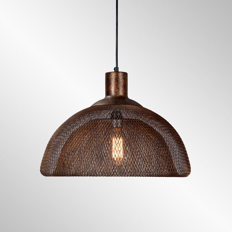 Gagliano 1 - Light Pendant, Brown, 15" H x 18" W x 18" D