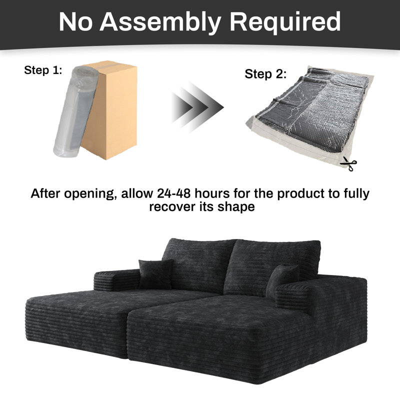 Living Room Recover Chaise Lounge Latitude Run® Oversized Chaise