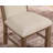 Transitional Style 2Pcs Side Chairs Rustic Oak Solid Wood