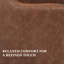 Fauteuil d'appoint pivotant rembourré Homepop - Similicuir cognac-1274173638