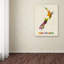 « new zealand aquarelle map » par michael tompsett, impression sur toile tendue-11810923