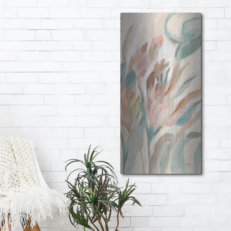  «Eden Breeze 3» par Silvia Vassileva, art mural en métal, 24 po x 48 po
