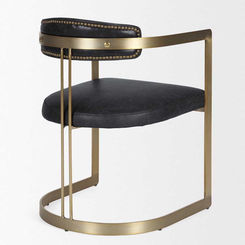 Hoskins I Arm Chair, Ebony Black