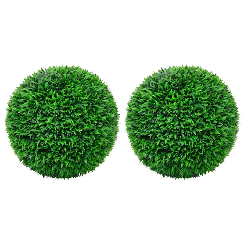Faux Boxwood Plant in Pot, 21.65cm H x 21.65cm W x 55cm D