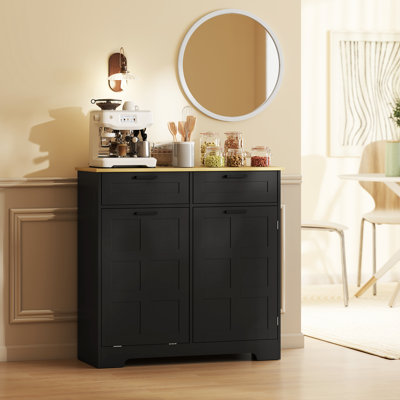 Armoire à ordures inclinable, îlot de cuisine avec armoire à ordures, noir