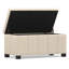 Repose-pieds rectangulaire avec rangement relevable Dover-1897544016