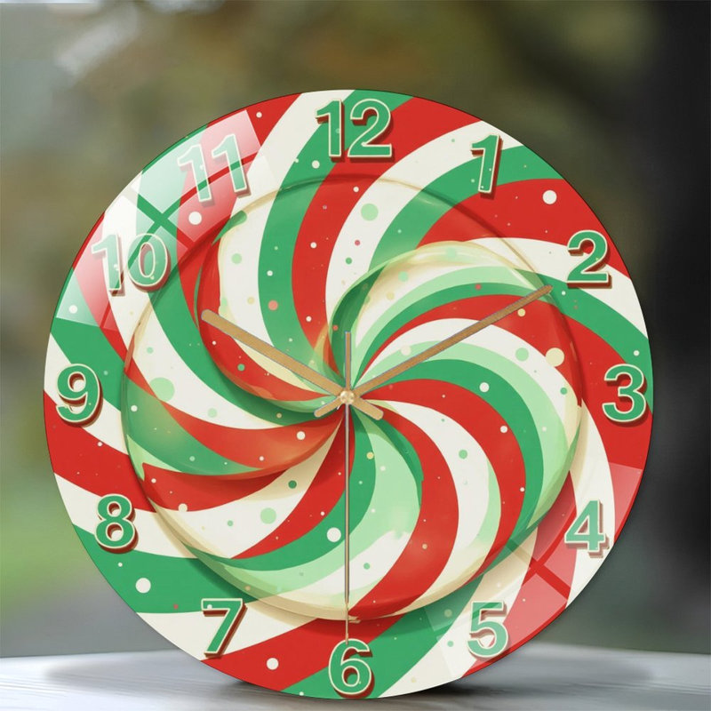 12'' Modern Glass Wall Clock