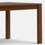 Table de salle à manger rectangulaire en bois l 60 po Wilson, style transitionnel, 6 places-460654317