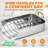 NutriChef Non-Stick Stainless Steel Roasting Pan