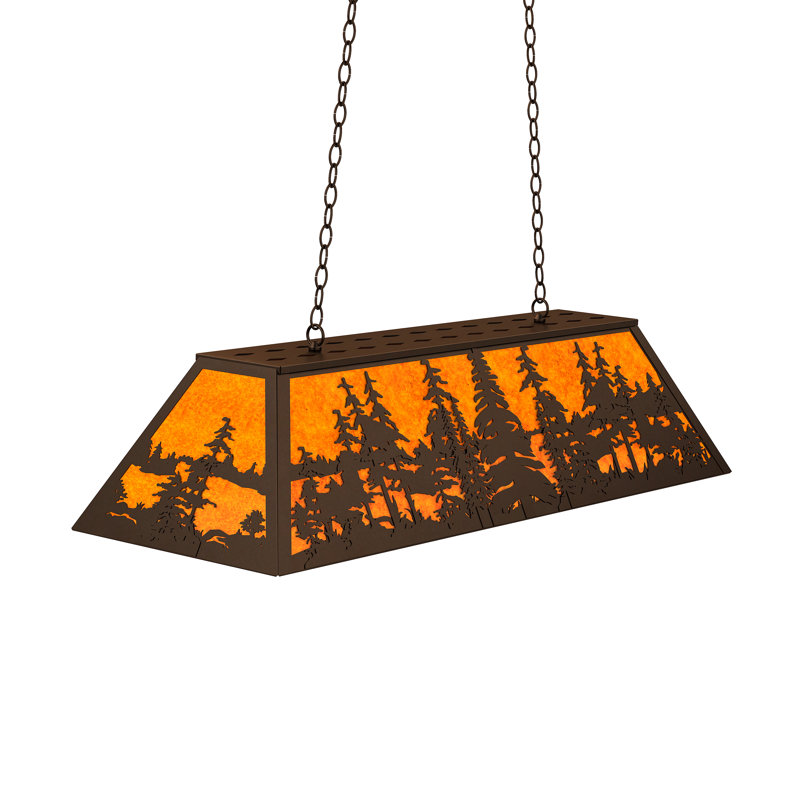 Doby 6 - Light Pendant, 44" H x 48" W x 13" D, Bronze