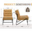 Accent Chair Modern Chair Metal Frame Armless chair Multi-scene Indoor&Outdoor Chair, Easy Assembly Reading Side Chair for Living Room Patio Balcony-485960908-485960911