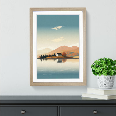 Scotland Minimalism - Framed Print