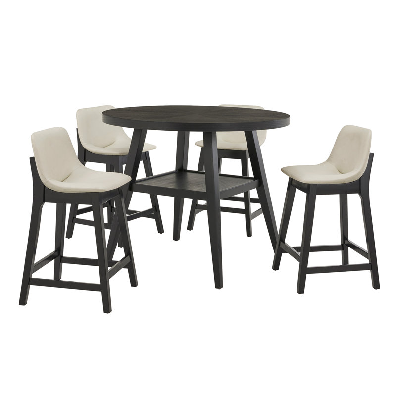 Ensemble repas 5 pièces Griggsville, Blanc