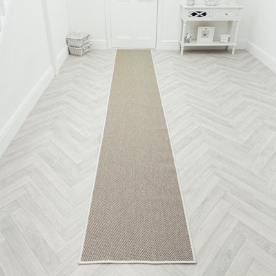 Runner Solid Colour Flatweave Area Rug