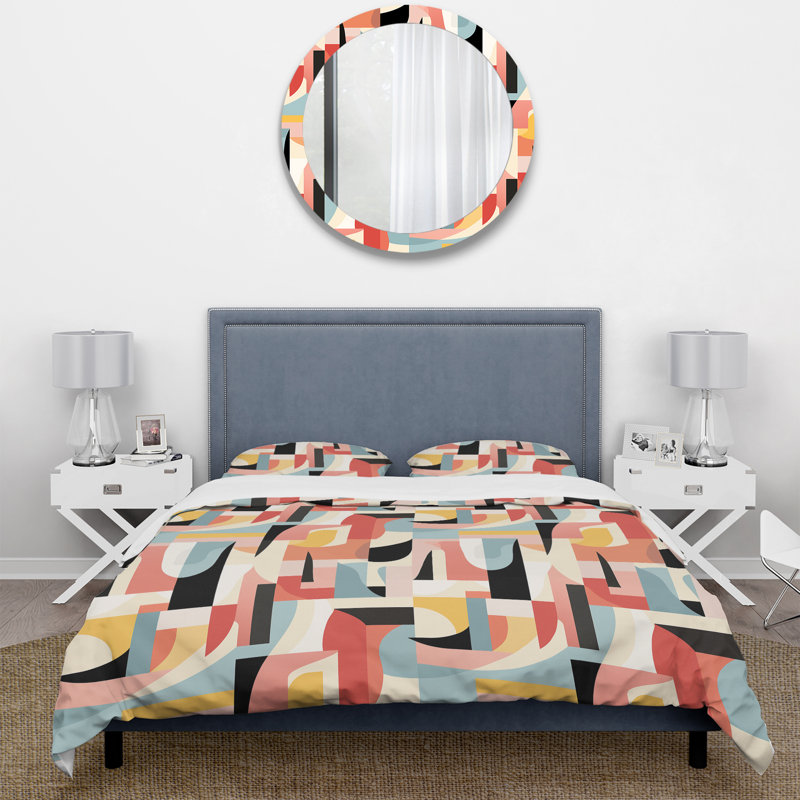 Ensemble de housse de couette Contemporary Canvas II, Housse de couette pour très grand lit et 2 très