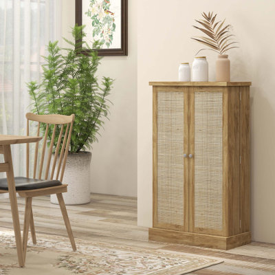 Pantry Cabinet with Adjustable Shelves, Doors