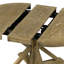 Table de salle à manger extensible rétro avec rallonge papillon de 12 pouces Retro-129209383