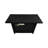25" H x 42" W Steel Outdoor Fire Pit Table with Lid (Black)