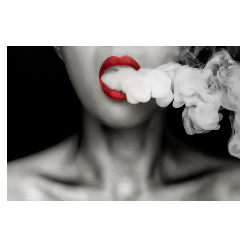 Art mural en verre trempé sans cadre Rolling Smoke - 40 po x 60 po