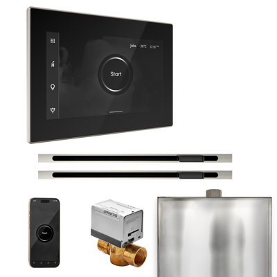 XButler Max Steam Shower Control Package with iSteamX Control and Linear Steamhead 
