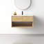 Redbridge 36'' Single Wall Mounted Bathroon Vanity with Quartz Top