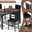 Geore 4 - Person Four Leg Dining Set-987285918