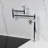 Kingston Brass Webb Two-Handle 1-Hole Deck Mount Pot Filler Faucet with Knurled Handle-91116512