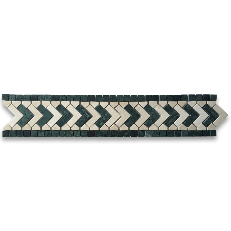 4" x 10" Marble Mosaic Wall & Floor Tile