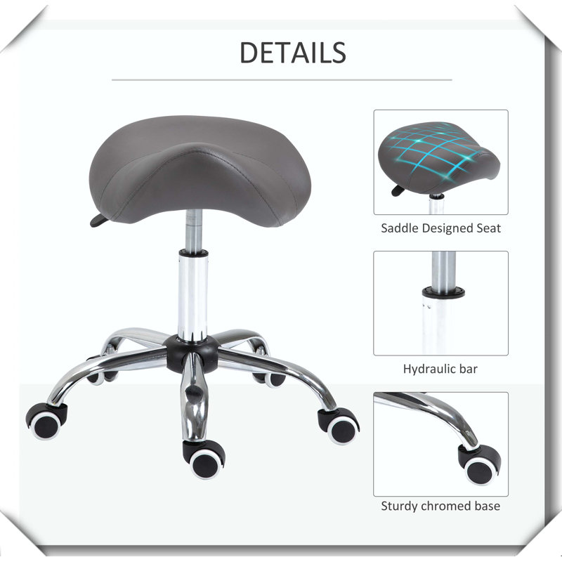 Chaise pivotante ergonomique à tabouret roulant ergonomique