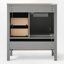 Meuble-lavabo simple 30 po avec comptoir en céramique-236248537