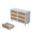 Storage Cabinet, Rattan, 31", Rattan Drawer Storage Cabinet, 43.6-Drawers