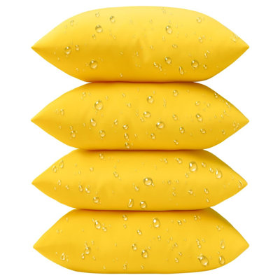 Inserts de coussin d'extérieur Phantoscope - Paquet de 4 coussins décoratifs carrés résistants à l'eau