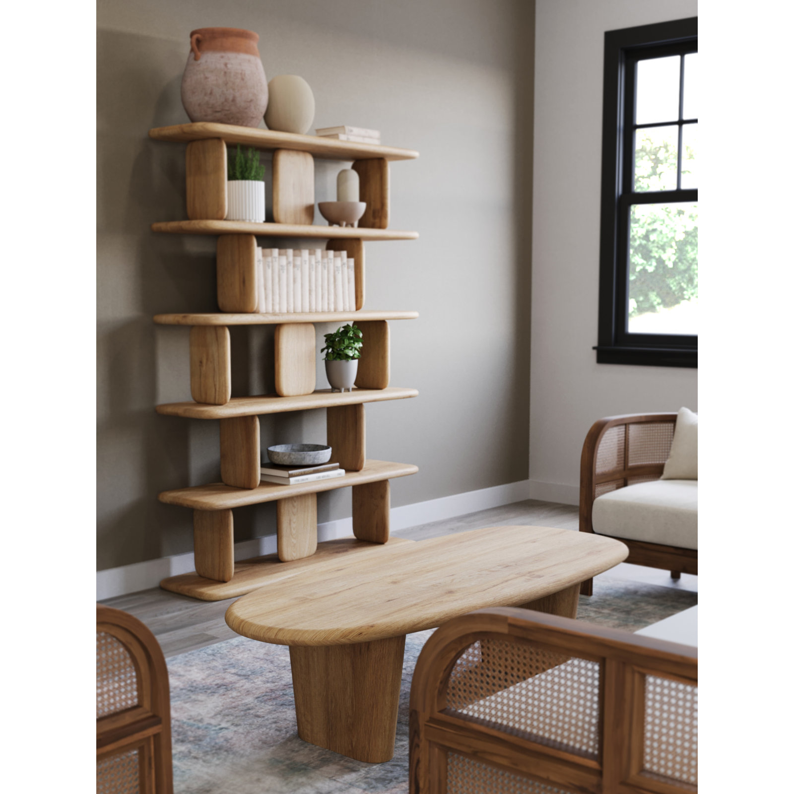 Laurel Coffee Table, Natural, Natural