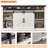 Farmhouse TV Stand for 80 Inch TVs, 38" Tall Entertainment Center w/Storage Cabinets and Sliding Barn Door, Media Console Cabinet-1752067916