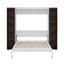 Lit escamotable mural Murphy avec portes de rangement-113257698