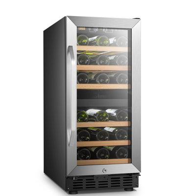 15" 26 Bottle Built-in Refrigeration Freestanding Wine Refrigerator