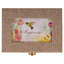 Ensemble de papeterie en lin beige Encourage