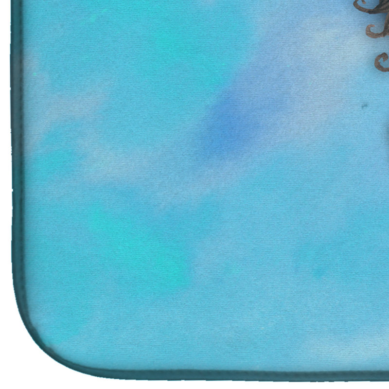 Tapis de séchage aquarelle cowgirl