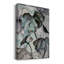 Étude de lotus avec bleu vert II - peinture sur toile tendue-357276274