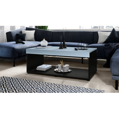 Mcbeth Floor Shelf Coffee Table with Storage