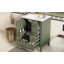 Meuble-lavabo 24 po avec lavabo en céramique, porte à fermeture douce, 3 tiroirs, poignées dorées et support de porte-127467486