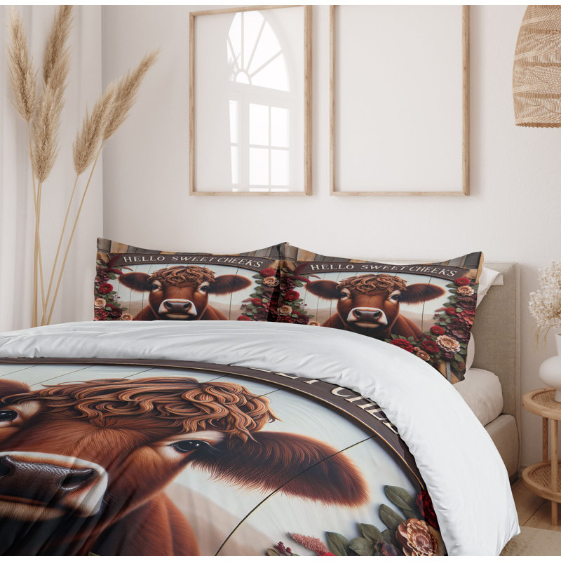 Rustic Duvet Cover, Queen Duvet Cover + 2 Standard Shams