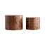 Ensemble de 2 tables basses Modern Burl