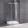 Breeze 32.68'' W 76.97'' H Framed Round Reversible Shower Kit