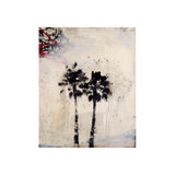 New Island Palm Print