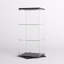 Freestanding Rotating Glass Display Cabinet with Motion SensorMotion RGB Lights-452392066